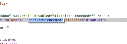 HTML code showing that an opt-out form has been disabled.